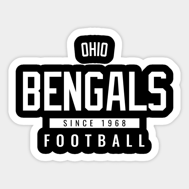 Cincinnati Bengals Sticker by Tamie